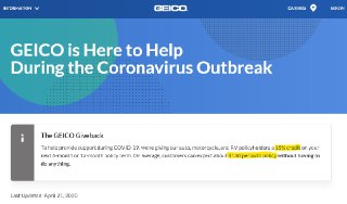 مقررات ماندن در خانه موجب خلوت شدن جاده‌ها و خیابان‌ها شده. همین موضوع منجر به کاهش تصادفات و در پی اون، سود هنگفت شرکت‌‌های بیمه شده. اون‌ها هم تک‌خوری نکردند و گفتند بخشی از پول مشتریان رو پس میدیم. مثلاً شرکت گایکو که بیمه‌ی خودرو ازش دارم اعلام کرده بدون اینکه قرار باشه مشتریان کاری بکنن، ۱۵ درصد از مبالغ پوشش ۶ و ۱۲ ماهه‌ی بیمه‌های خودرو، موتور سیکلیت و RV رو پس میده (RV چیه؟ اینجا بخونید). بطور متوسط این مبلغ برای هر مشتری درمیاد ۱۵۰ دلار.
