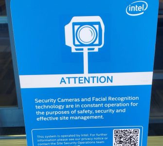 استفاده از هوش مصنوعی و نرم افزارهای تشخیص چهره برای مراقبت و امنیت شرکت اینتل